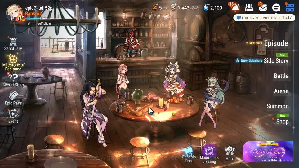 Epic Seven Accounts GLOBAL Unverif|New Era|6 ML(Salome,A Tywin,Har set image 1