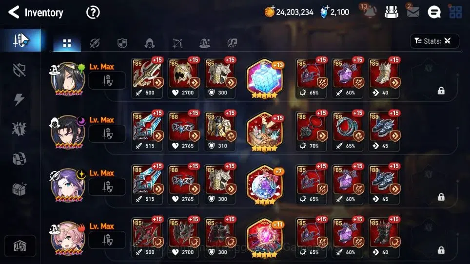 Epic Seven Accounts GLOBAL Unverif|New Era|6 ML(Salome,A Tywin,Har set image 11