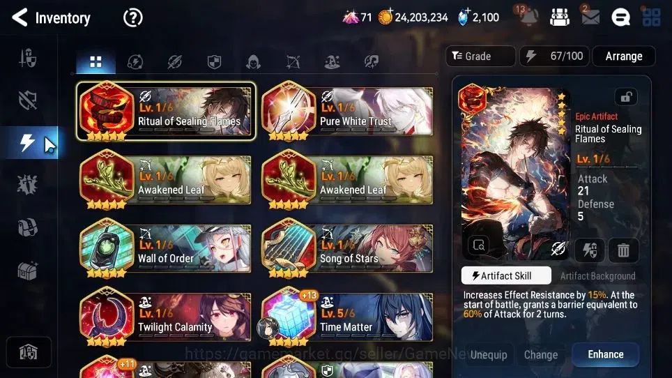 Epic Seven Accounts GLOBAL Unverif|New Era|6 ML(Salome,A Tywin,Har set image 13