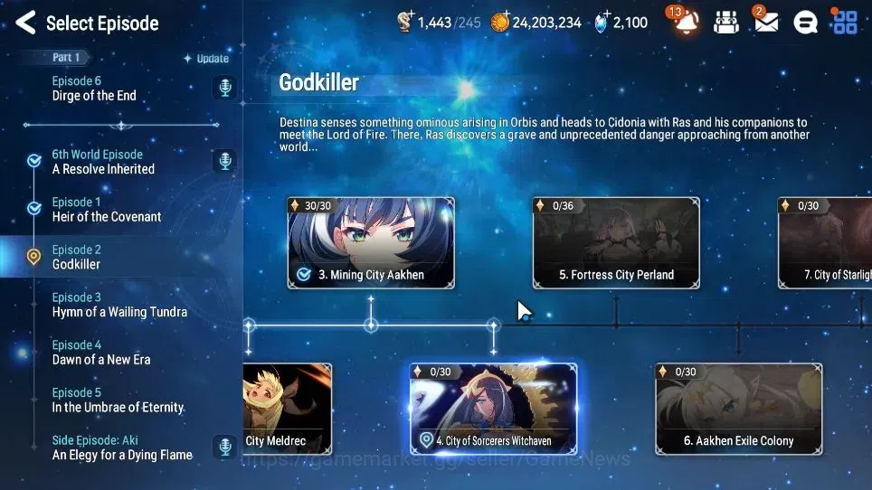 Epic Seven Accounts GLOBAL Unverif|New Era|6 ML(Salome,A Tywin,Har set image 16