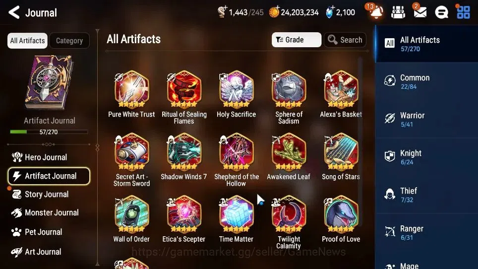 Epic Seven Accounts GLOBAL Unverif|New Era|6 ML(Salome,A Tywin,Har set image 9