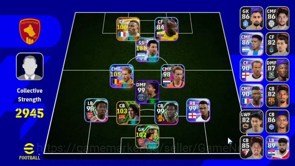 eFootball Accounts High-End Android|Big Time Kylian Mbappe 9 Jul'26|Epic Carles Puyol,David Seaman|Show Time Kevin Bruyne,L 1