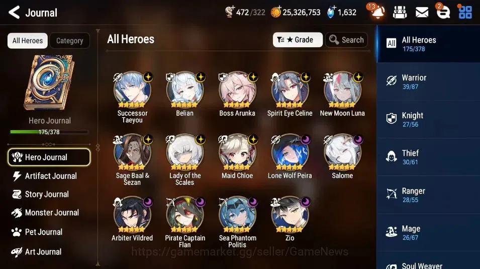 Epic Seven Accounts Global| 14 ML (BArunka, LOTScales,Salome,Belian,Zi image 1