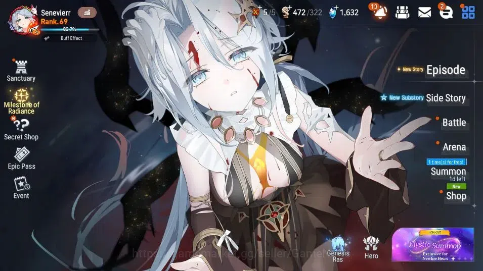 Epic Seven Accounts Global| 14 ML (BArunka, LOTScales,Salome,Belian,Zi image 9