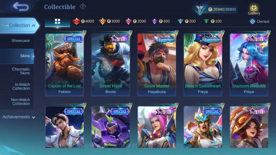 Mobile Legends: Bang Bang Accounts Global|Skin 111|Expert|SoulVessel Clint,KOF Karina image 10