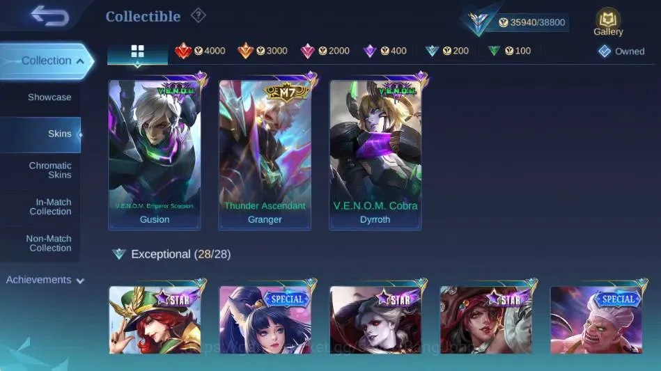 Mobile Legends: Bang Bang Accounts Global|Skin 111|Expert|SoulVessel Clint,KOF Karina image 8