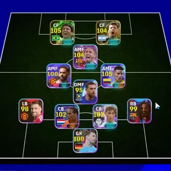 eFootball Accounts Legends & Iconic Players Android|Epic Bebeto,Sergio Aguero|James Rodriguez,Rapinha,Dean Huijsen,Lionel