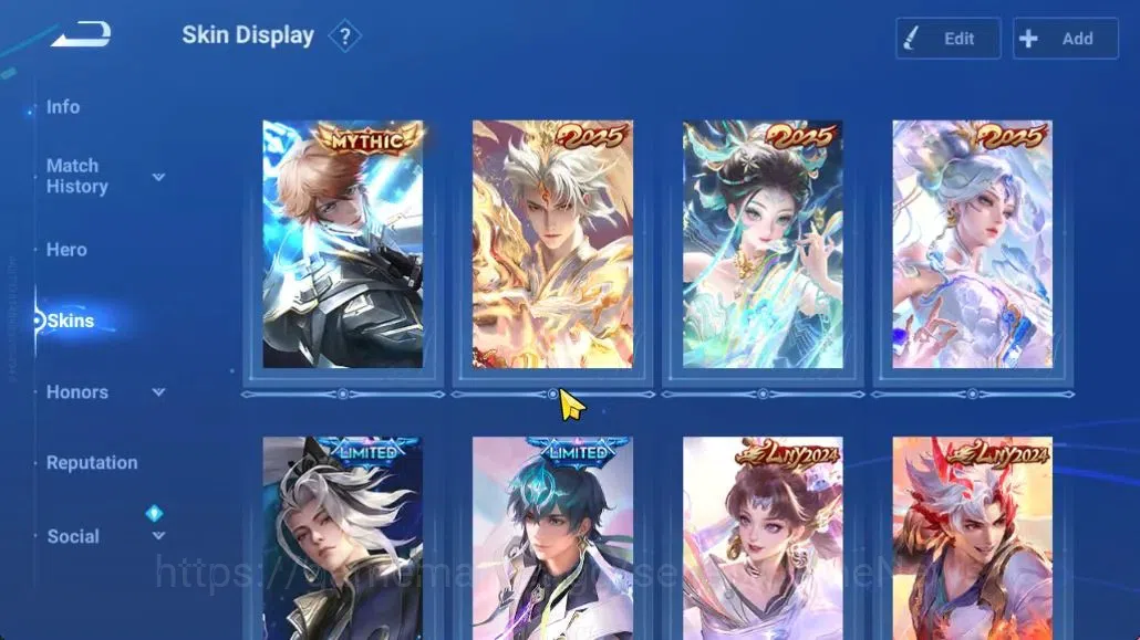 Honor of Kings Accounts Hero112 Skin236|Mythic Li Bai,Limited(Kongming,Hei image 3