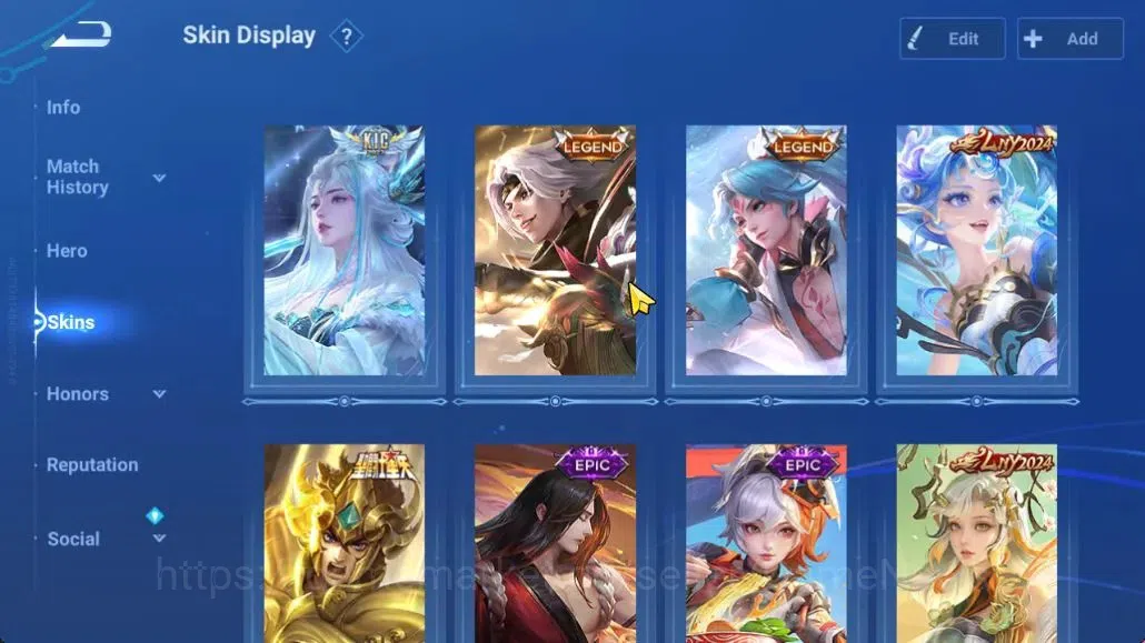 Honor of Kings Accounts Hero112 Skin236|Mythic Li Bai,Limited(Kongming,Hei image 4
