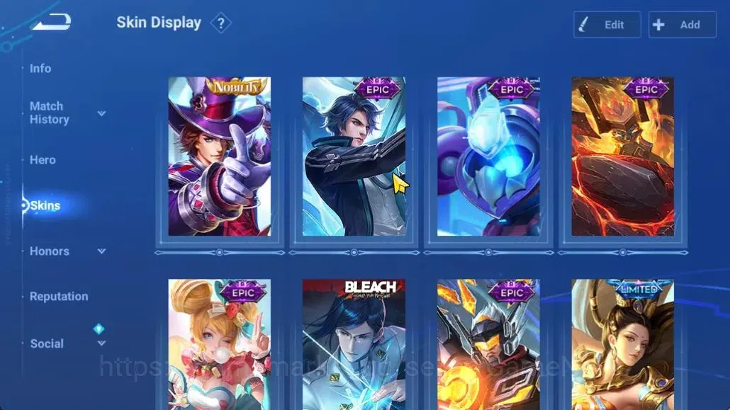 Honor of Kings Accounts Hero112 Skin236|Mythic Li Bai,Limited(Kongming,Hei image 5