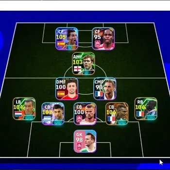 eFootball Accounts Legends & Iconic Players Android|Big Marcel Desailly|8 Epic Lilian Thuram,G.van Bronckhorst,Paul
