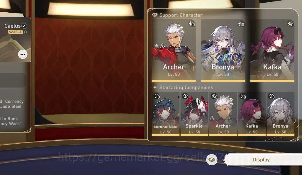 Honkai Star Rail Accounts Mid Game ASIA|TL40|Ready Gacha|Chars Archer,Sparkle,Bronya,Kafka,|10K+ SJ|25 SP|Check 1