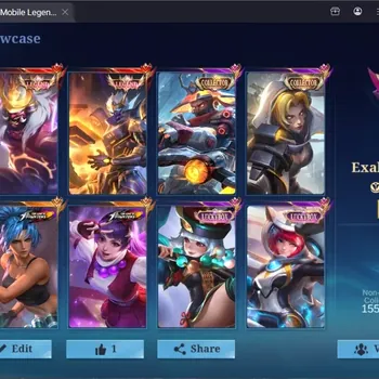 Mobile Legends: Bang Bang Accounts Collector Global|415S|Exalted|Legend Franco,Granger|KOF Karina,Guinevere|Annual