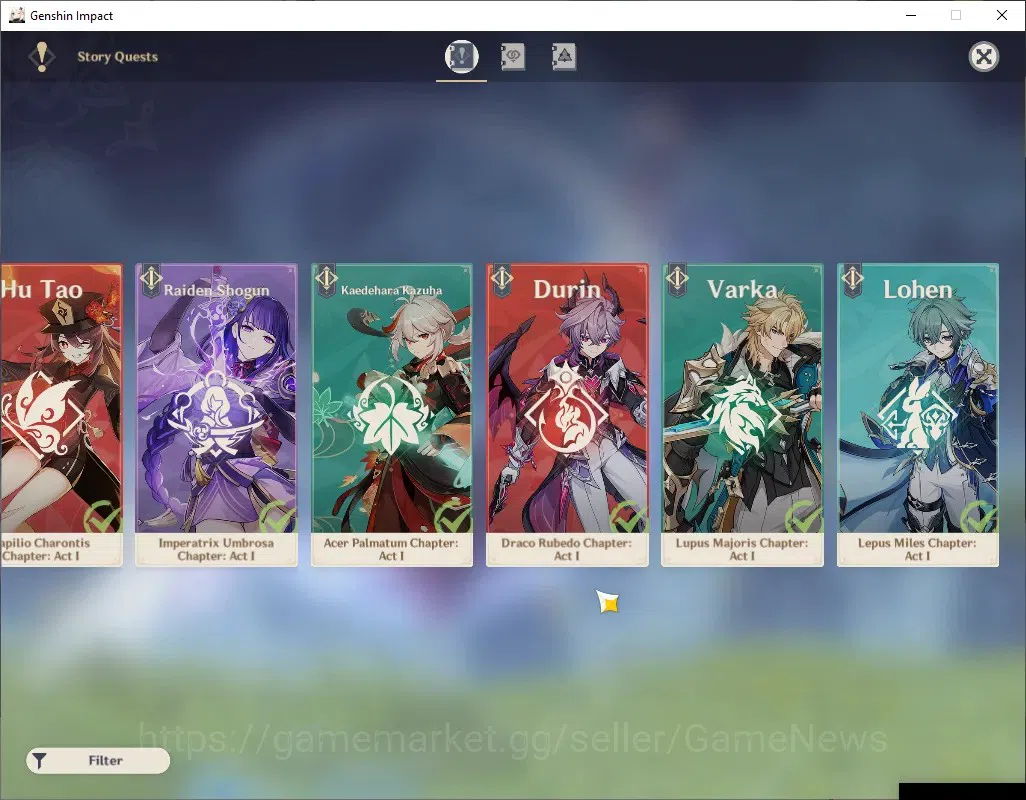 Genshin Impact Accounts ASIA|Free HSR|AR 56|1456 Primogem|5 Limited + 1 (* image 8