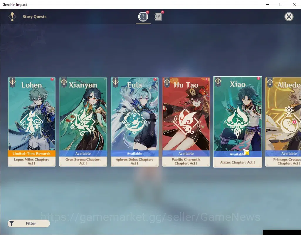 Genshin Impact Accounts ASIA|AR 46|1 Limited + 2 (*5Standard) + 1 (*5Weapo image 14