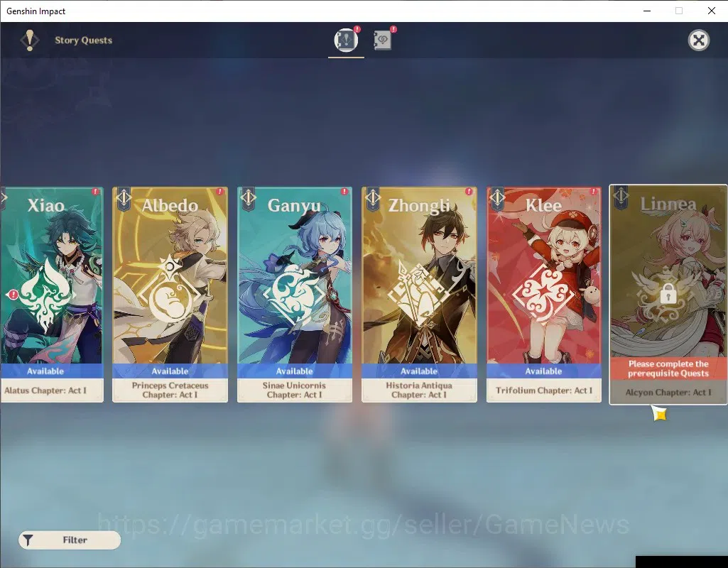 Genshin Impact Accounts ASIA|AR 46|1 Limited + 2 (*5Standard) + 1 (*5Weapo image 15