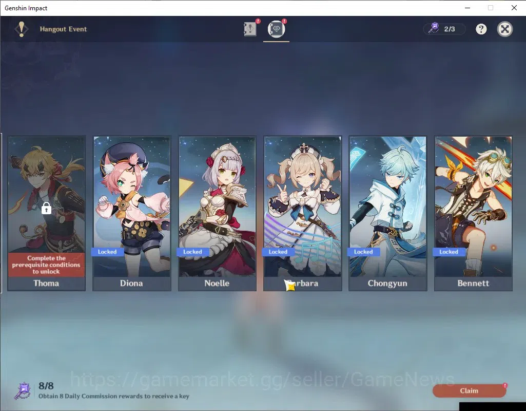 Genshin Impact Accounts ASIA|AR 46|1 Limited + 2 (*5Standard) + 1 (*5Weapo image 17