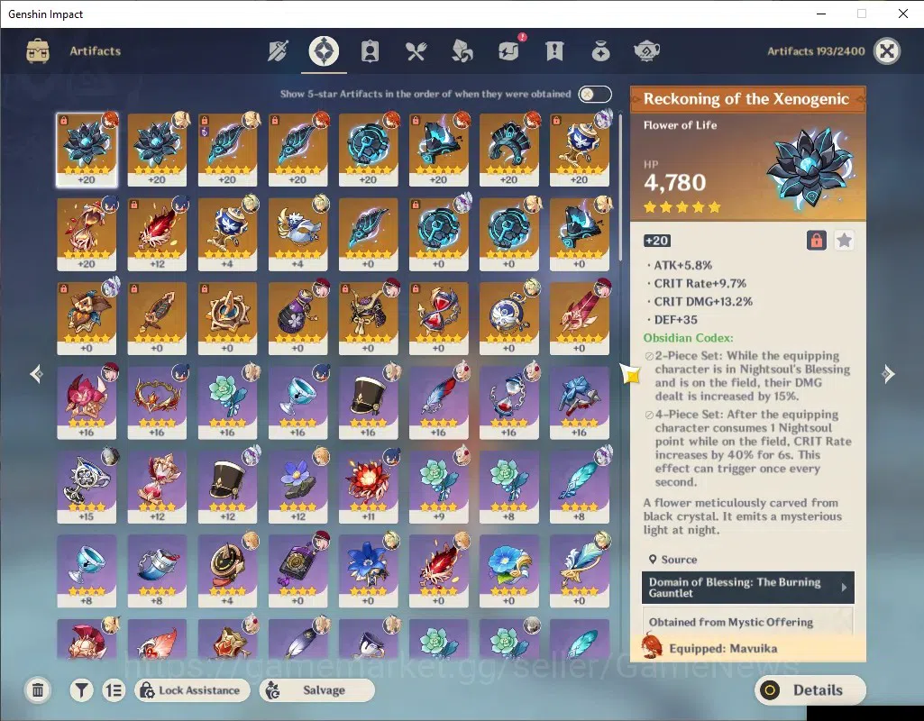 Genshin Impact Accounts ASIA|AR 46|1 Limited + 2 (*5Standard) + 1 (*5Weapo image 4