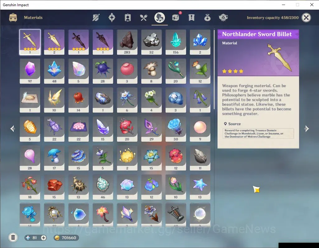 Genshin Impact Accounts ASIA|AR 46|1 Limited + 2 (*5Standard) + 1 (*5Weapo image 7