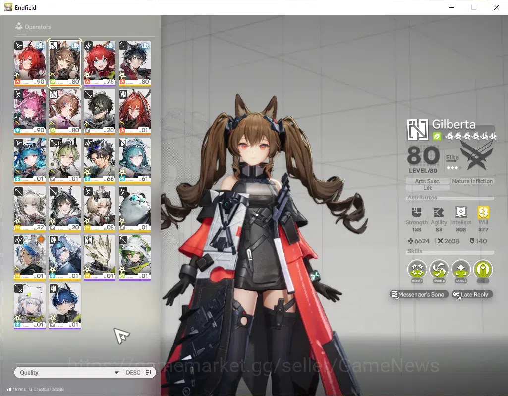 Arknights: Endfield Accounts NA/EU|Lv 57|6 SSR(3 Limit) + 14 (*6 Weapon) + Sele image 2