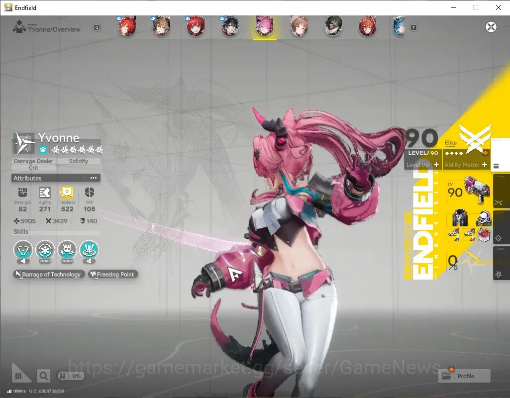 Arknights: Endfield Accounts NA/EU|Lv 57|6 SSR(3 Limit) + 14 (*6 Weapon) + Sele image 4