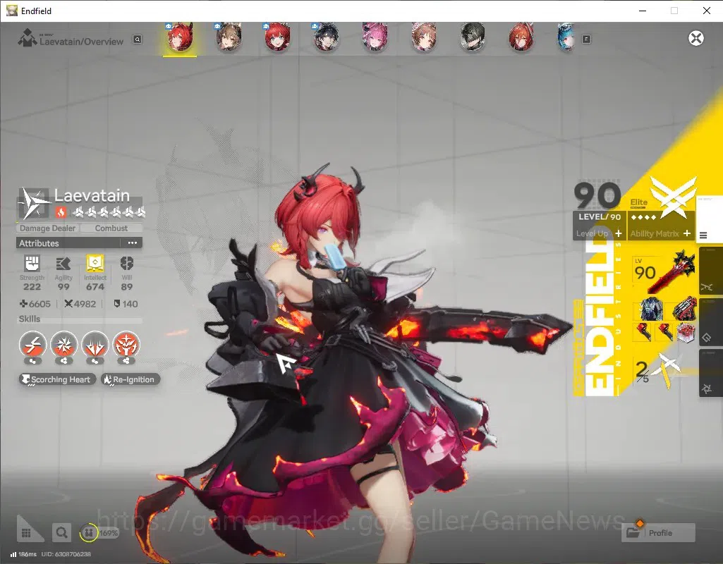 Arknights: Endfield Accounts NA/EU|Lv 57|6 SSR(3 Limit) + 14 (*6 Weapon) + Sele image 5