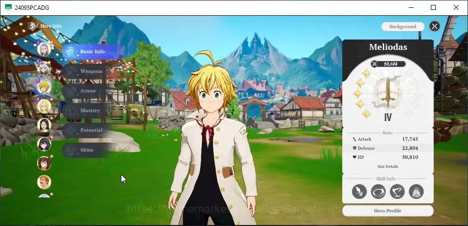 The Seven Deadly Sins: Origin Accounts SEA|Lv 42|8 SSR|MeliodasP5,EscanorP5,ElaineP4,Mann image 2