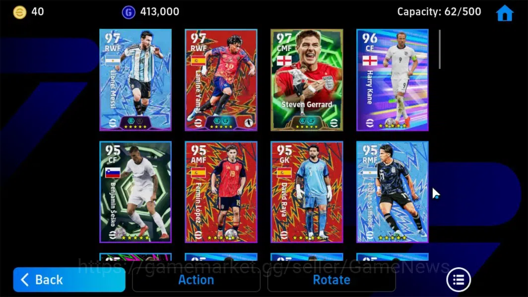 eFootball Accounts Android|Epic Steven Gerrard,Showtime Lionel Messi, image 4