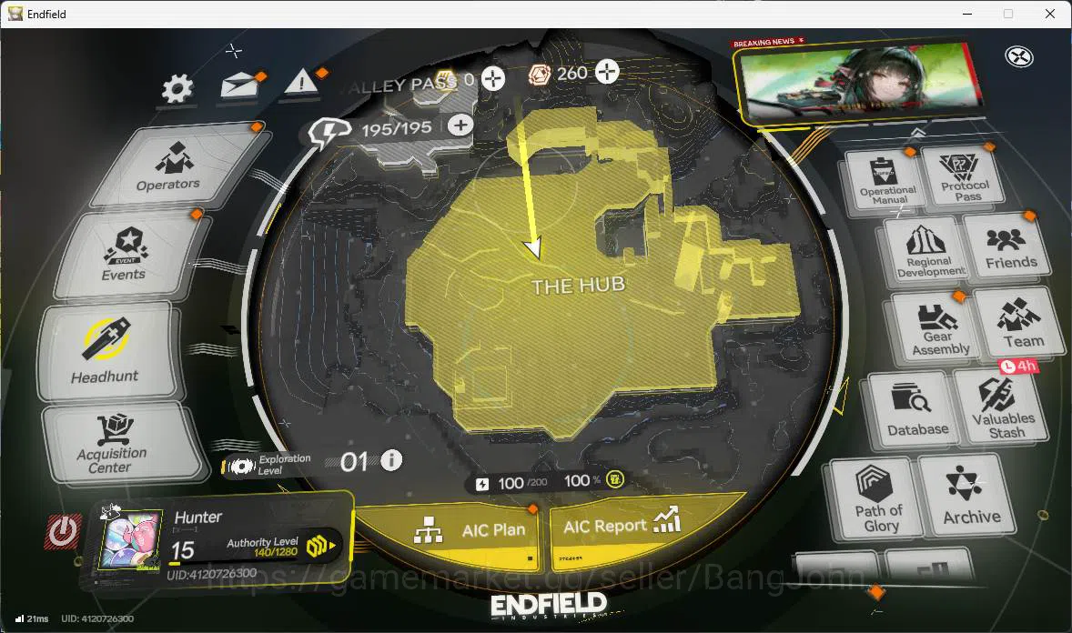 Arknights: Endfield Accounts ASIA | starter | Rossi p1, Ardelia, Last rite, Emb image 1