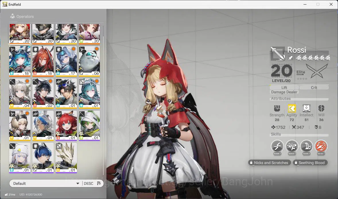 Arknights: Endfield Accounts ASIA | starter | Rossi p1, Ardelia, Last rite, Emb image 4