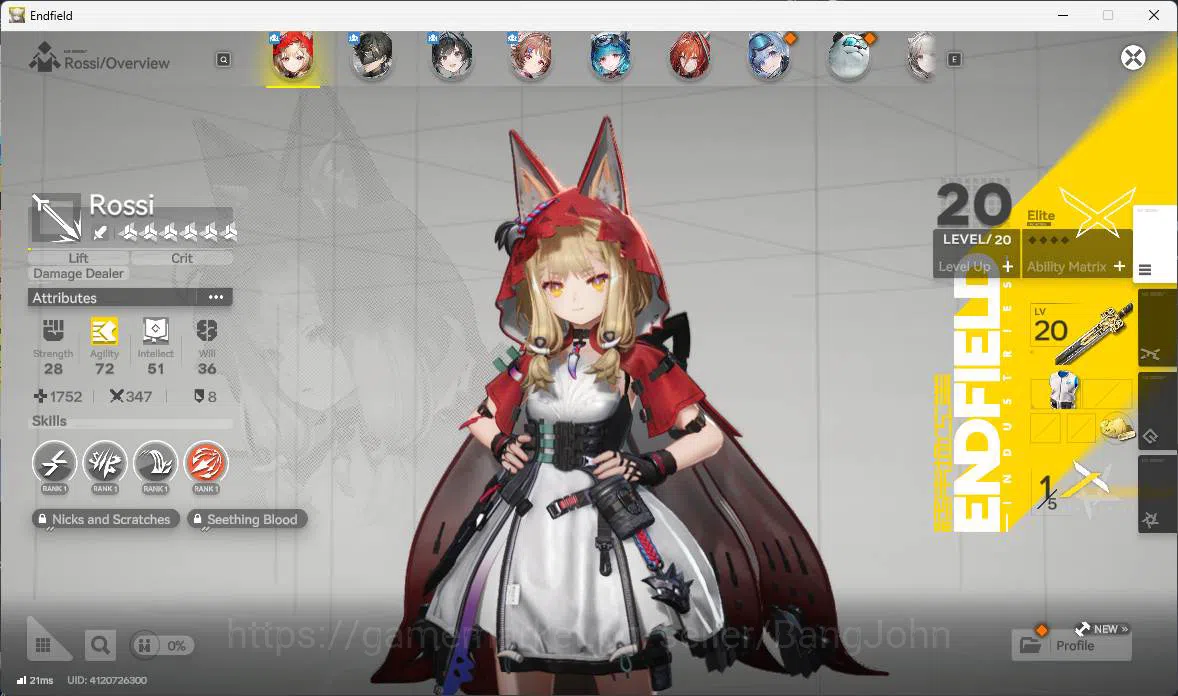 Arknights: Endfield Accounts ASIA | starter | Rossi p1, Ardelia, Last rite, Emb image 5