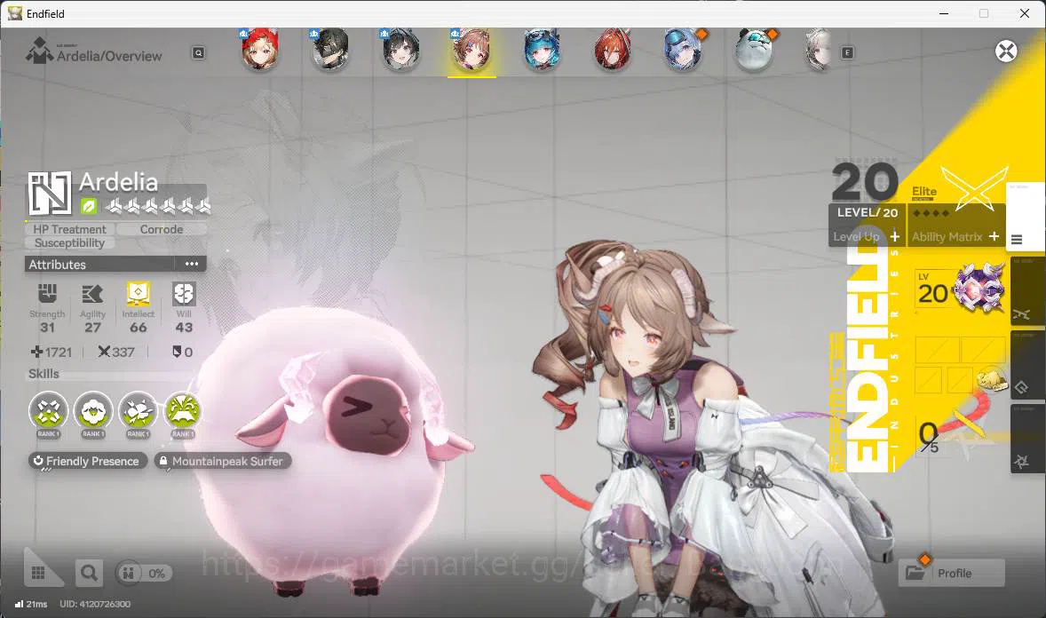 Arknights: Endfield Accounts ASIA | starter | Rossi p1, Ardelia, Last rite, Emb image 6