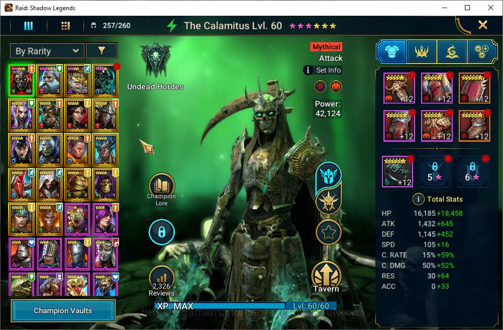 Raid: Shadow Legends Accounts Lv20 481K Power|1 Mythical (The Calamitus)|17 Lege image 3