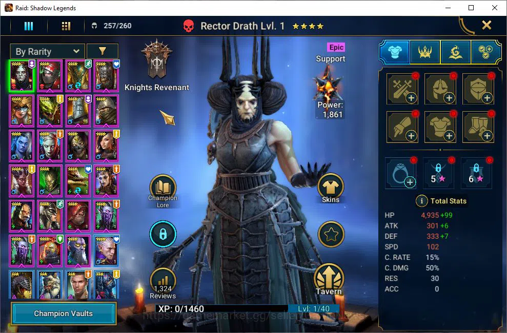 Raid: Shadow Legends Accounts Lv20 481K Power|1 Mythical (The Calamitus)|17 Lege image 4