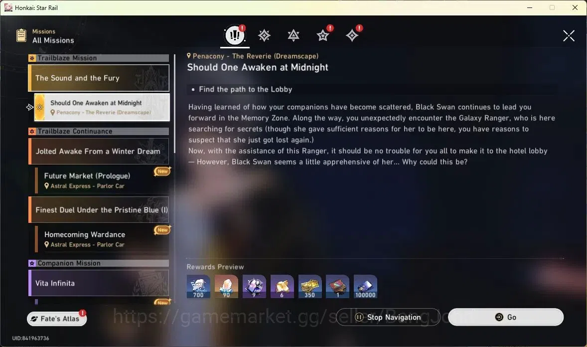 Honkai Star Rail Accounts ASIA | TL63|Dan Heng IL Lv70,Silver Wolf Lv70,Kafk image 1