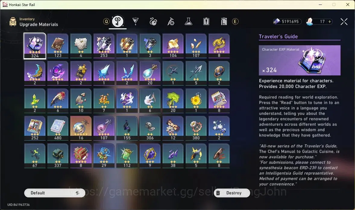 Honkai Star Rail Accounts ASIA | TL63|Dan Heng IL Lv70,Silver Wolf Lv70,Kafk image 8
