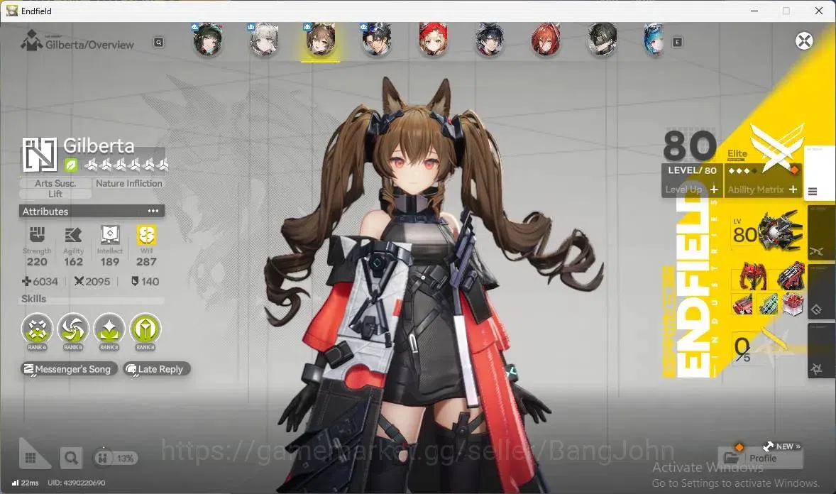 Arknights: Endfield Accounts Asia | Lv 53 |3 Limit+3 Sign|Limit (Zhuang Fangyi, image 12