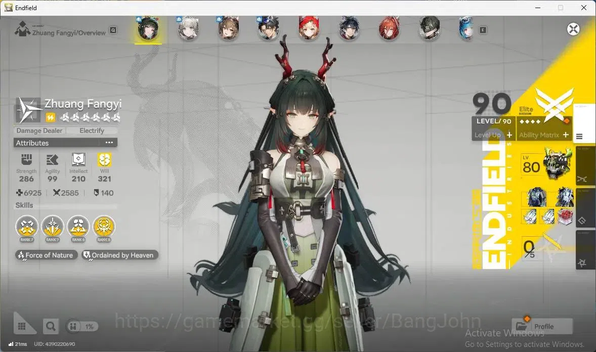 Arknights: Endfield Accounts Asia | Lv 53 |3 Limit+3 Sign|Limit (Zhuang Fangyi, image 13