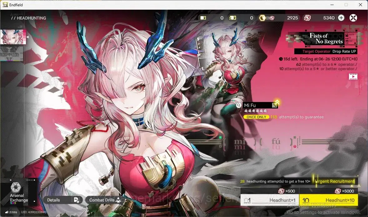 Arknights: Endfield Accounts Asia | Lv 53 |3 Limit+3 Sign|Limit (Zhuang Fangyi, image 3