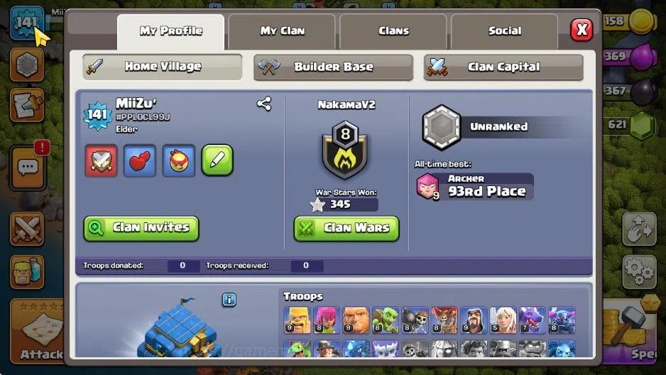 Clash of Clans Accounts TH 12 - BH 8|Starter Akun|LV 141|HH 8|BK 48,AQ 58, image 2