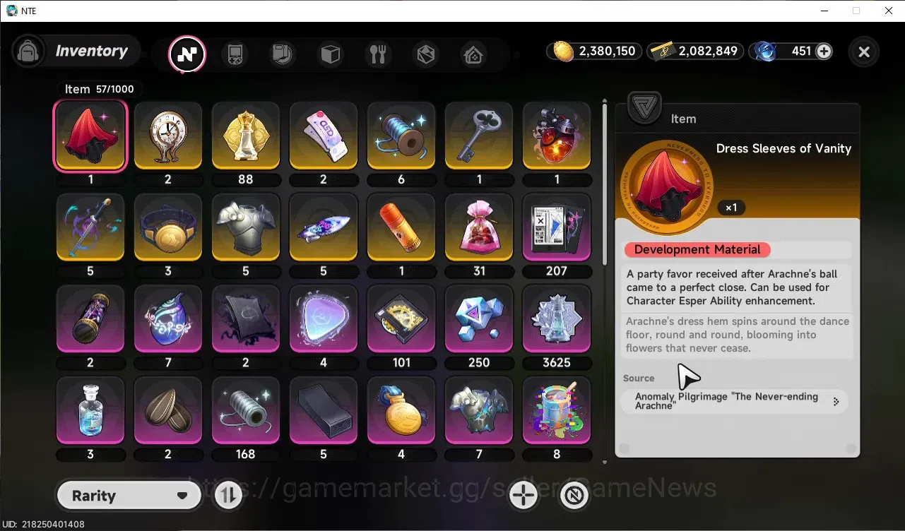 Neverness to Everness Accounts GLOBAL SEA|HL 33|TL21|5 S-Class Lacrimosa,Sakiri A image 20