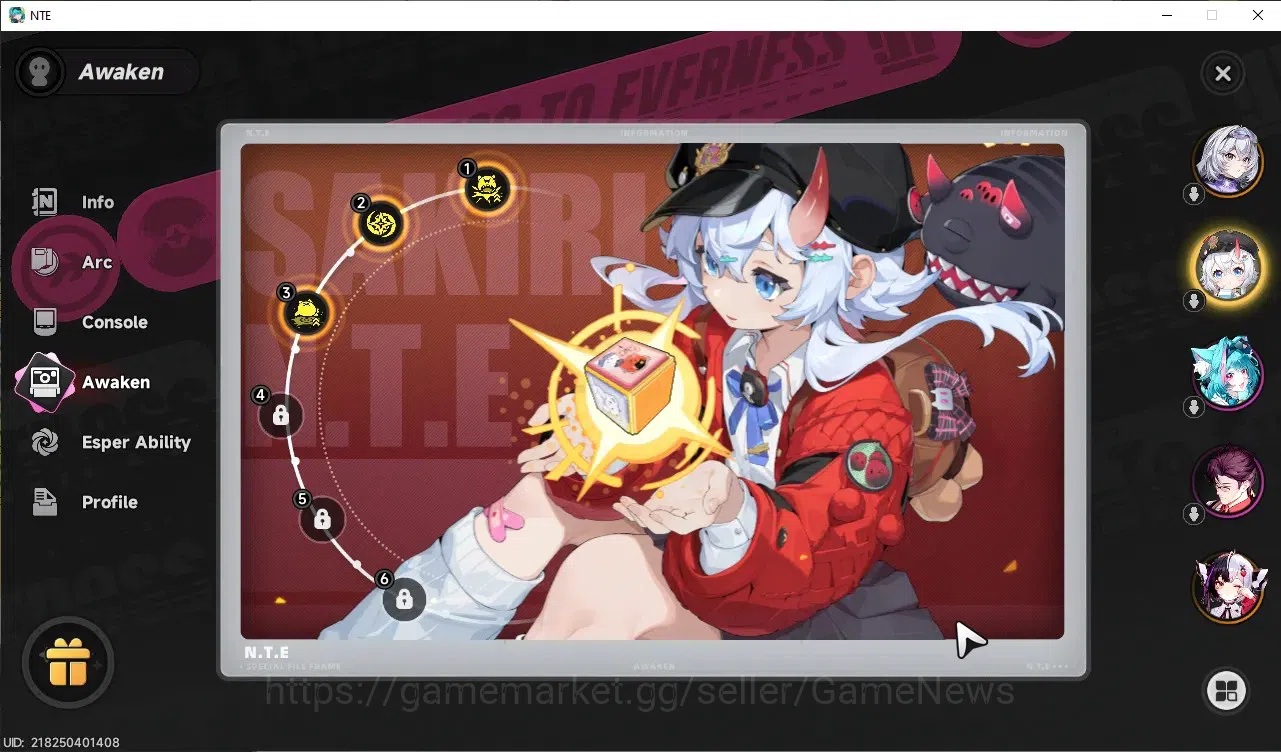 Neverness to Everness Accounts GLOBAL SEA|HL 33|TL21|5 S-Class Lacrimosa,Sakiri A image 5