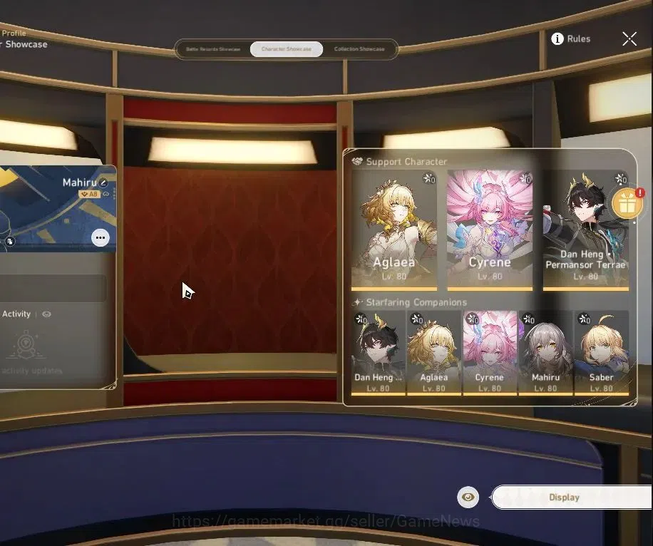 Honkai Star Rail Accounts Others Asia|Free GI|TL 70|15 Limited|(Aglaea,DHPT)+Sign,Cyrene,Saber,Robin,Black 4