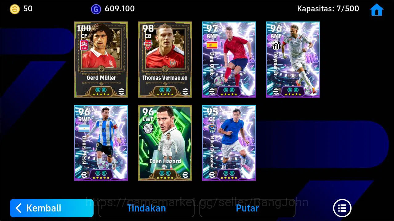eFootball Accounts Power 3140, Gerd muller legend, Thomas Vermaelen l image 4