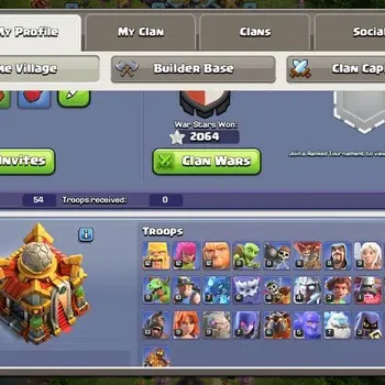 Clash of Clans High-End Global | TH 16-BH 10|LVL 227|HH 10|AQ 88,MP 64,GW  image 1