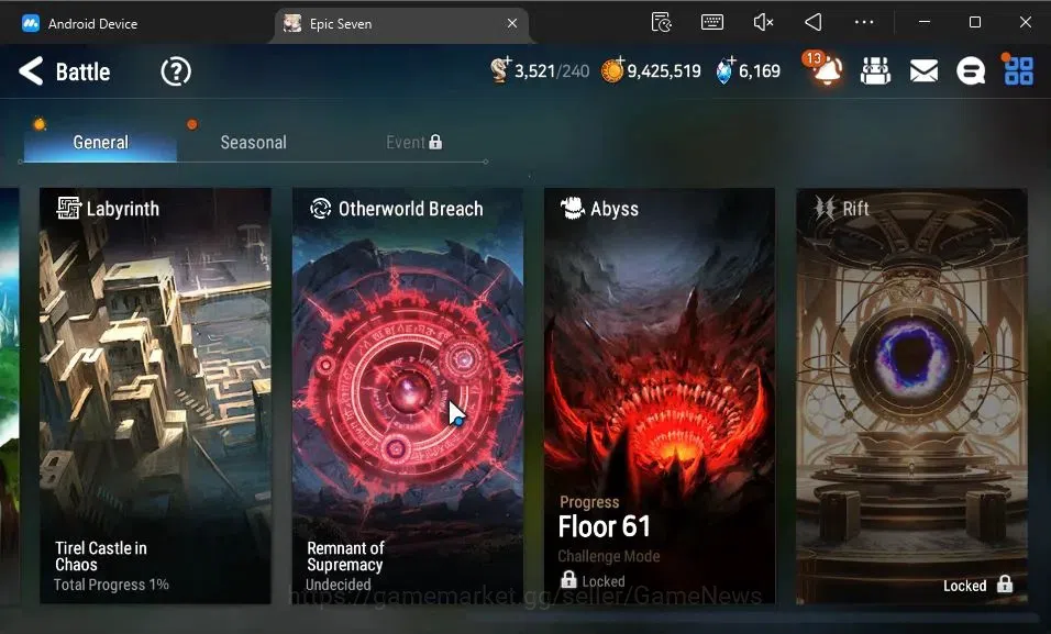 Epic Seven Accounts GLOBAL Unverif|New Era|7 ML(Salome,A Vildred,TM Lu image 14