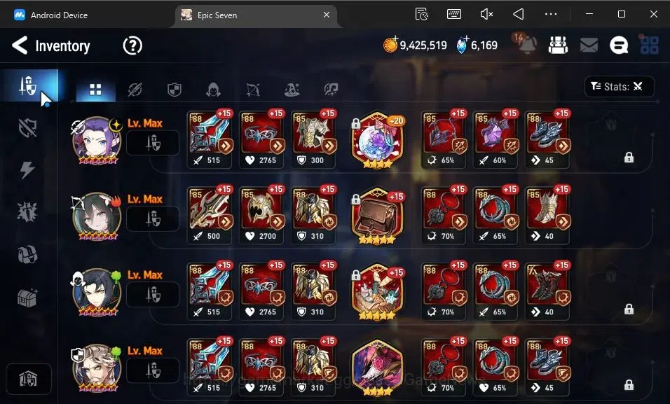 Epic Seven Accounts GLOBAL Unverif|New Era|7 ML(Salome,A Vildred,TM Lu image 7