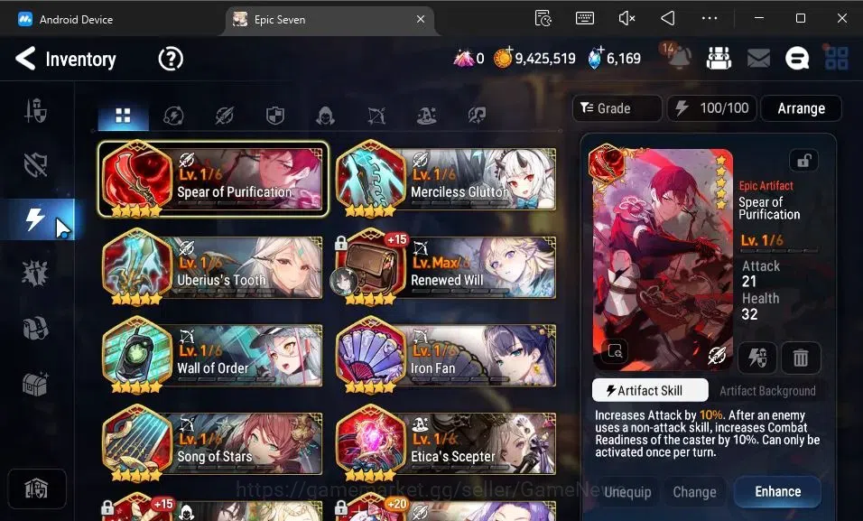 Epic Seven Accounts GLOBAL Unverif|New Era|7 ML(Salome,A Vildred,TM Lu image 9