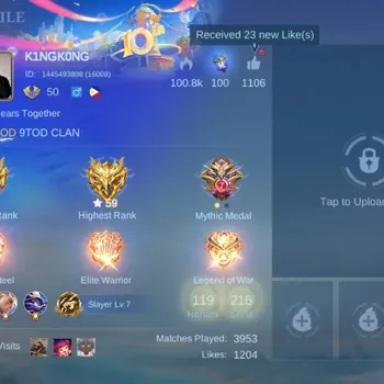 Mobile Legends: Bang Bang Accounts Collector Global|Skin 216|Renowned|KOF Karina|Sanrio Floryn|LBox Alpha|Collect