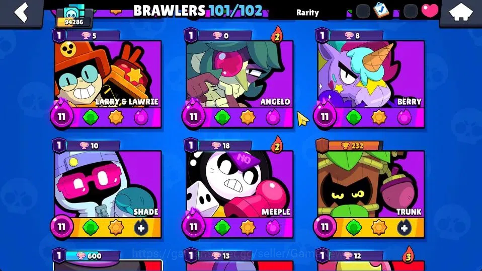 Brawl Stars Accounts 94K Trophy|101 Brawlers 96 Max Lvl|2 UL [Sirius,Ka image 15